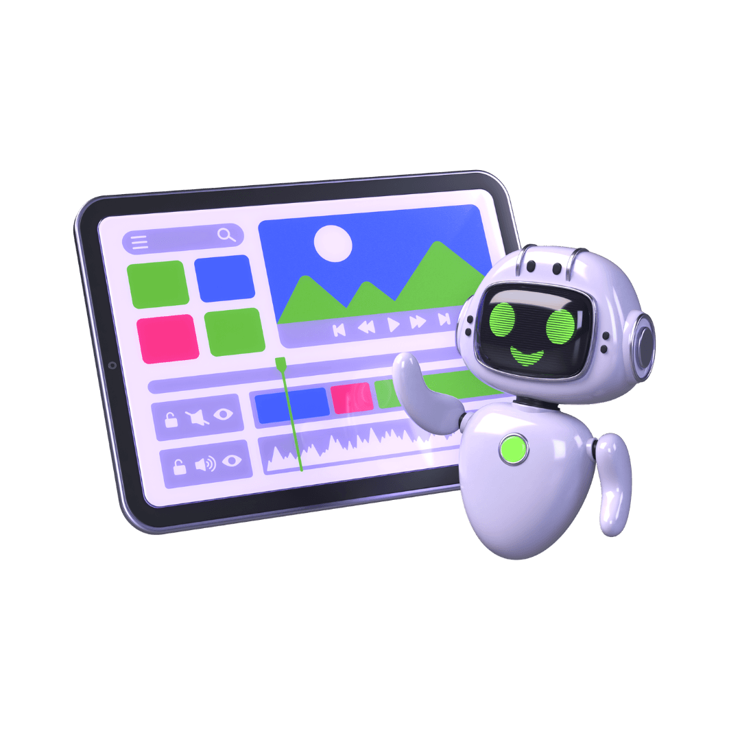 AI Video Automation Services That Turn One Idea Into a Constant Stream of Content background